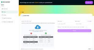 screenshot of Formula Bot